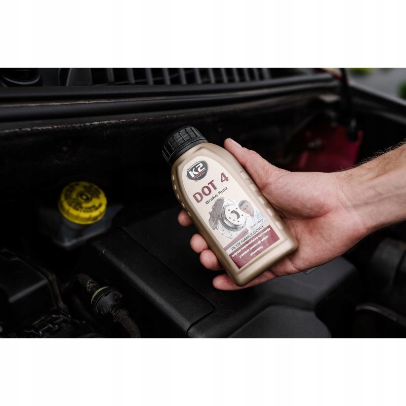 K2 PŁYN HAMULCOWY DOT 4 DOT4 SYNTETYCZNY 0,5l 500m - obrazek 2