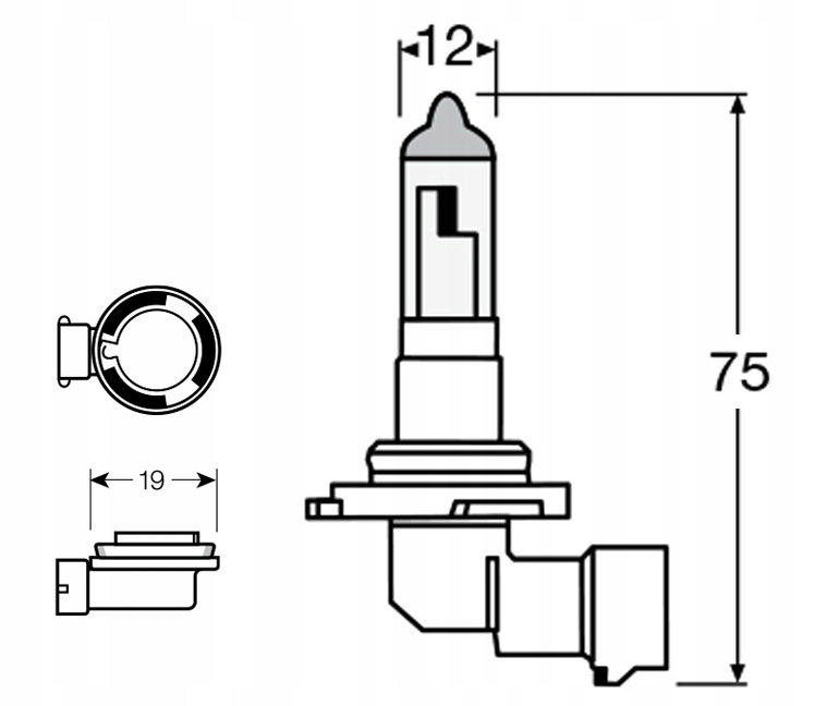 1X ŻARÓWKA SUPER WHITE H11 12V 55W E4 XENON TRWAŁA - obrazek 3