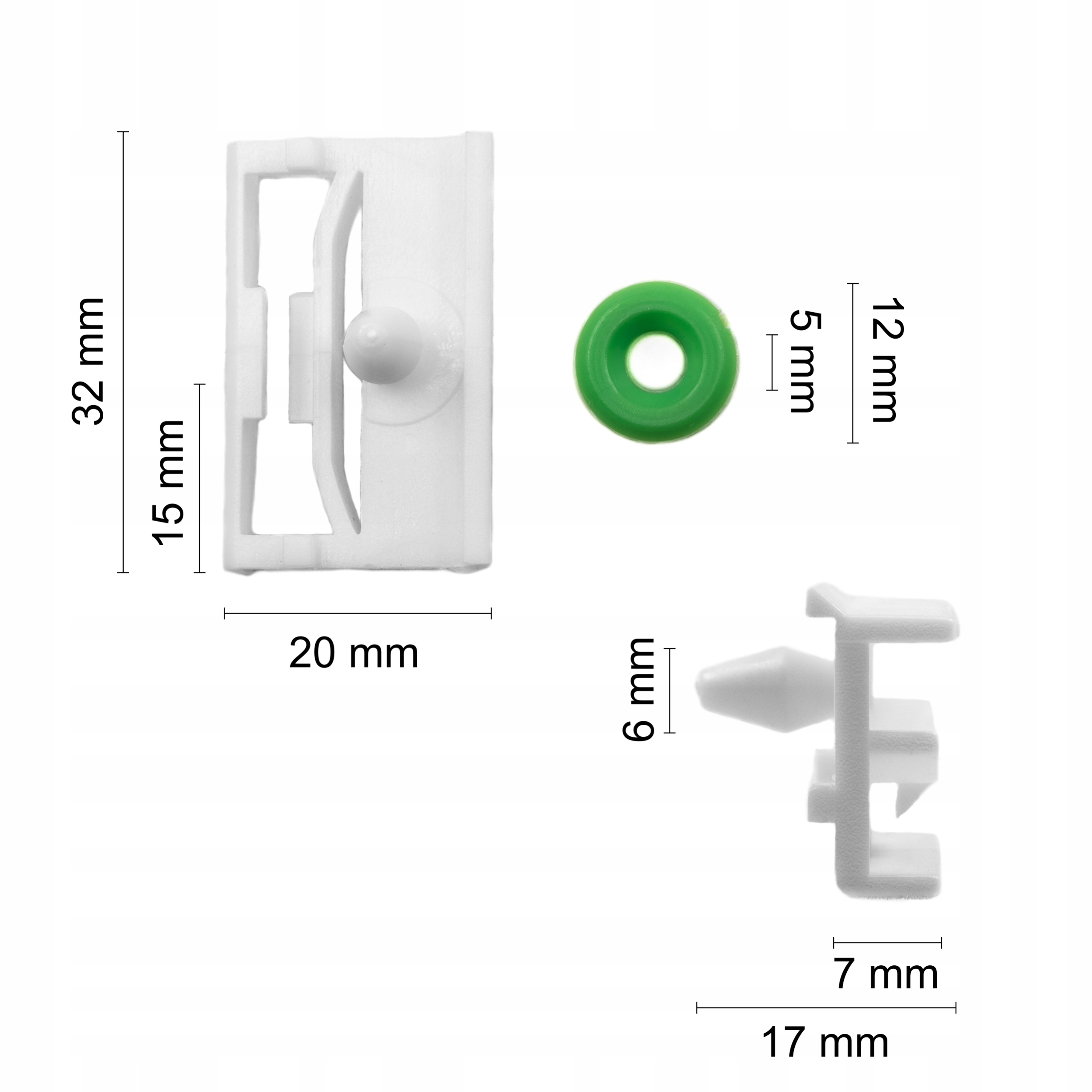 SPINKA + TULEJKA LISTWY PROGOWEJ BMW E36 E46 E90 - obrazek 4