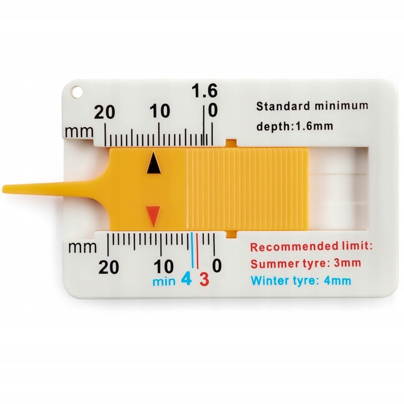 TESTER MIERNIK MIARKA GŁĘBOKOŚCI WYSOKOŚCI BIEŻNIKA WSKAŹNIK ZUŻYCIA OPON