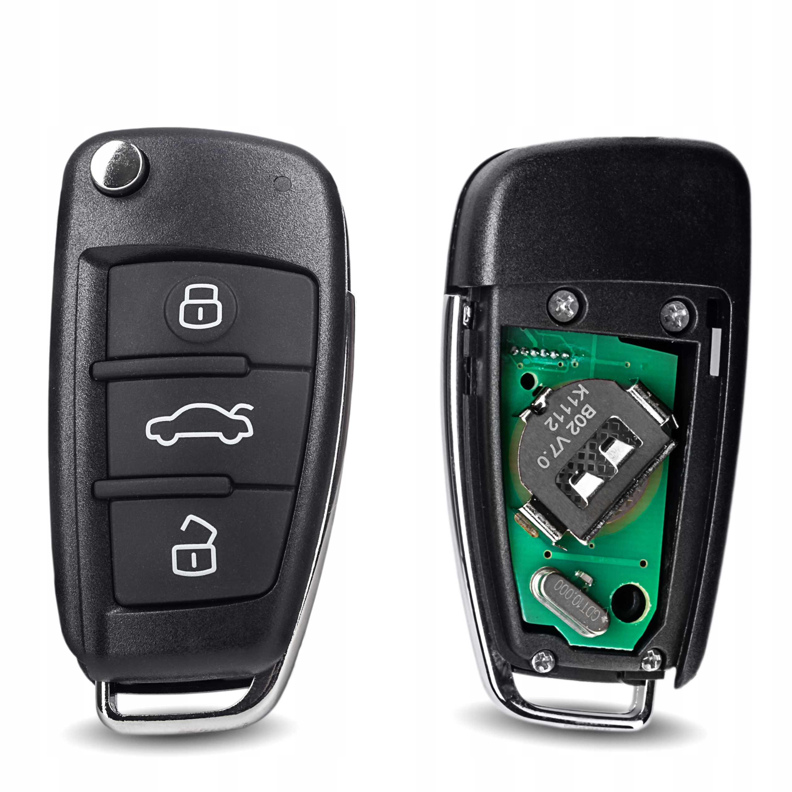 KLUCZYK Z ELEKTRONIKĄ PILOT AUDI A3 A4 A6 A8 Q3 Q5 PROG-H