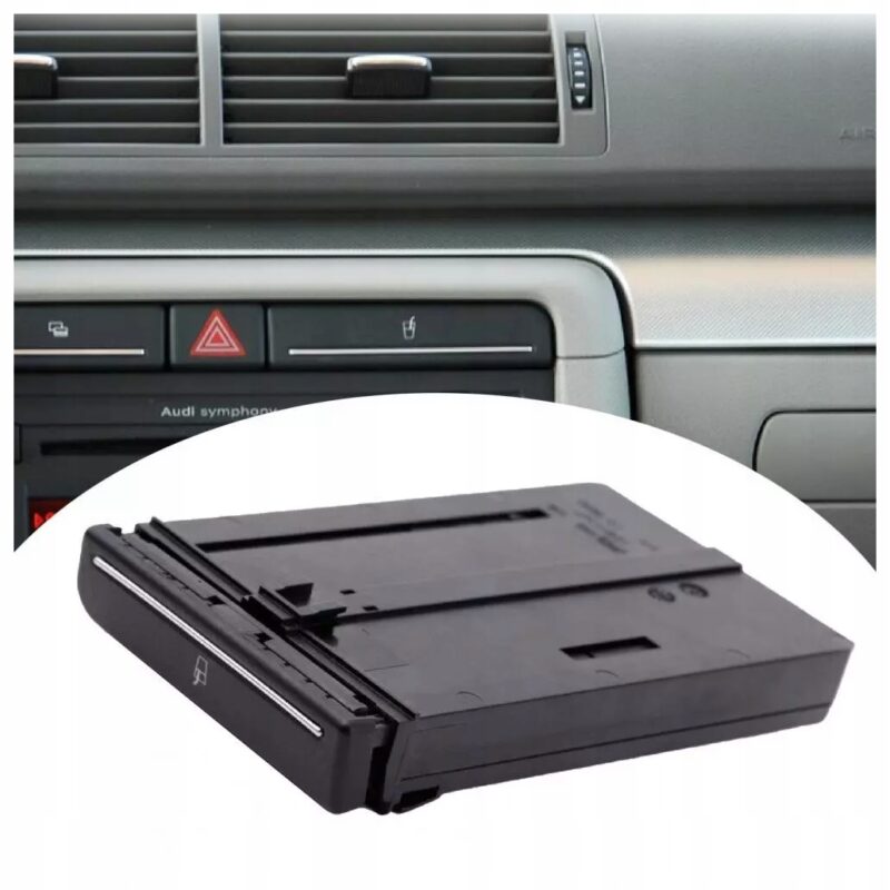 UCHWYT NA NAPOJE KUBEK CUPHOLDER DO AUDI A4 B6 B7 RS4 S4 2001-2008 CHROM