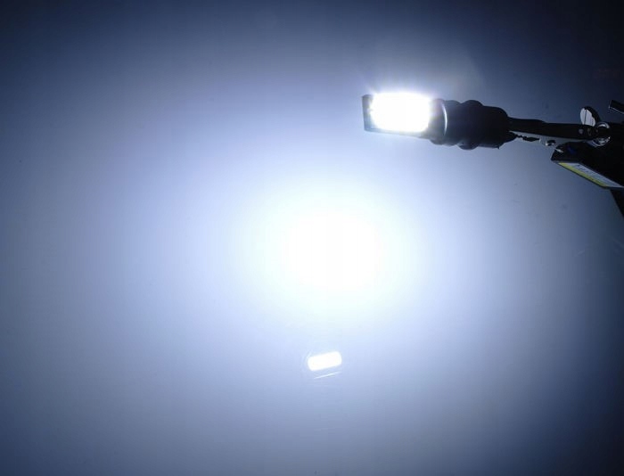 ŻARÓWKA LED W5W BOCZNA MOC 2 DIODY COB T10 CANBUS - obrazek 2