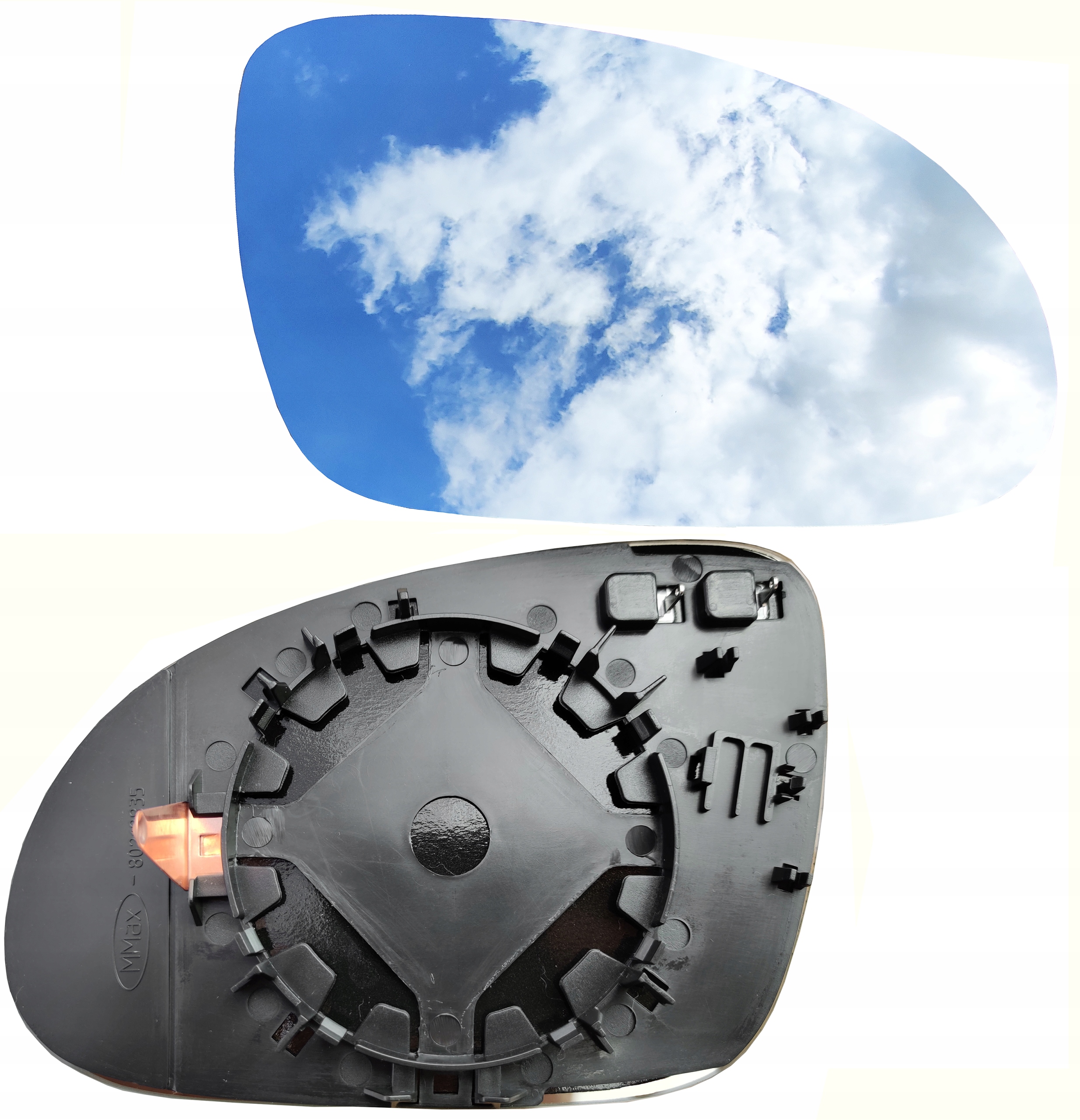 WKŁAD LUSTERKA PRAWY GRZANY SHARAN ALHAMBRA 03-10 - obrazek 2