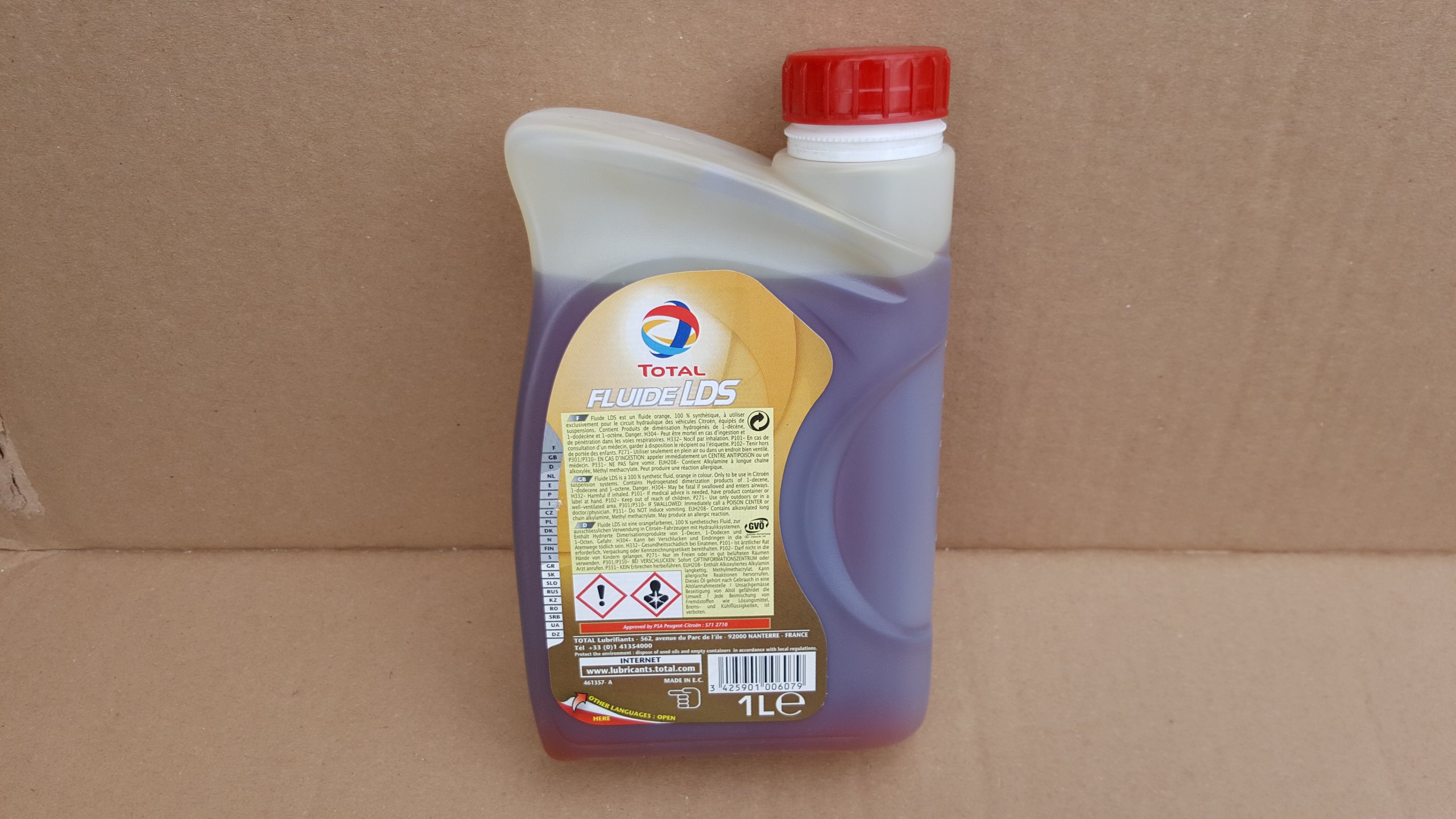 OLEJ HYDRAULICZNY LDS FLUDE TOTAL CITROEN PEUGEOT - obrazek 3