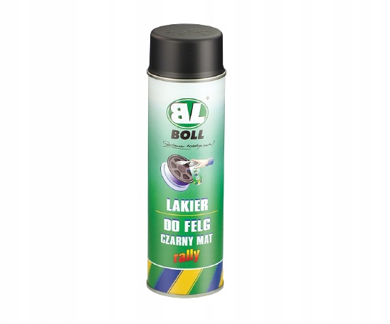 LAKIER FARBA CZARNY MAT DO FELG BOLL RALLY 500ML