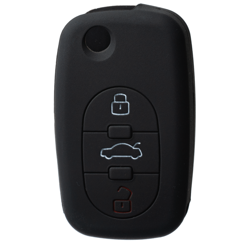 ETUI POKROWIEC SILIKONOWY NA KLUCZYK DO AUDI A2 A3 A4 A6 TT CZARNY