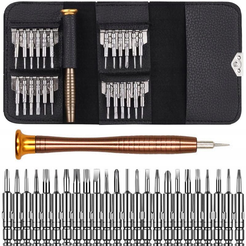 ZESTAW PRECYZYJNYCH ŚRUBOKRĘTÓW 25W1 WKRĘTAKI TORX