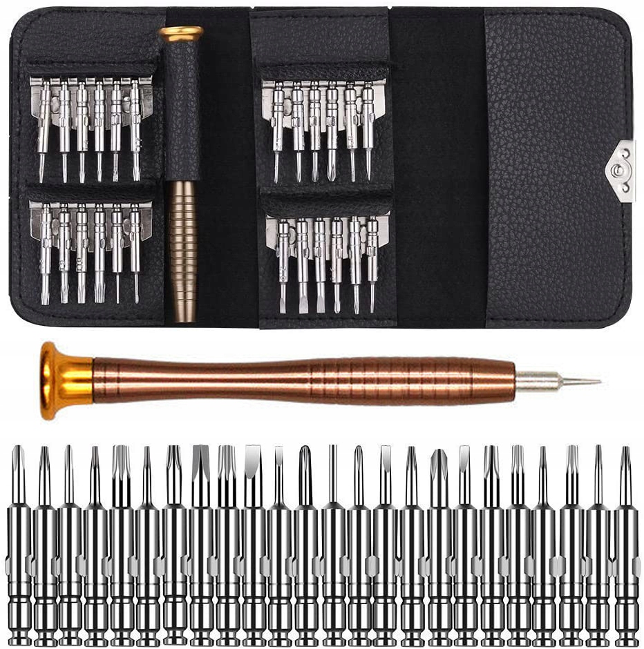 ZESTAW PRECYZYJNYCH ŚRUBOKRĘTÓW 25W1 WKRĘTAKI TORX