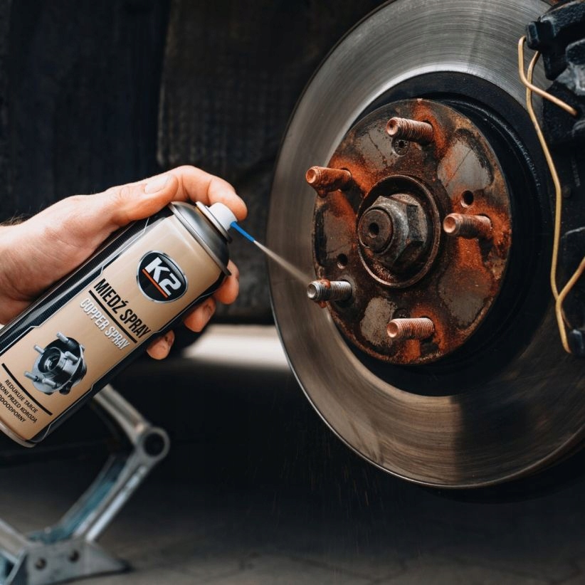 K2 MIEDŹ SPRAY WYSOKOTEMPERATUROWY SMAR MIEDZIOWY - obrazek 4