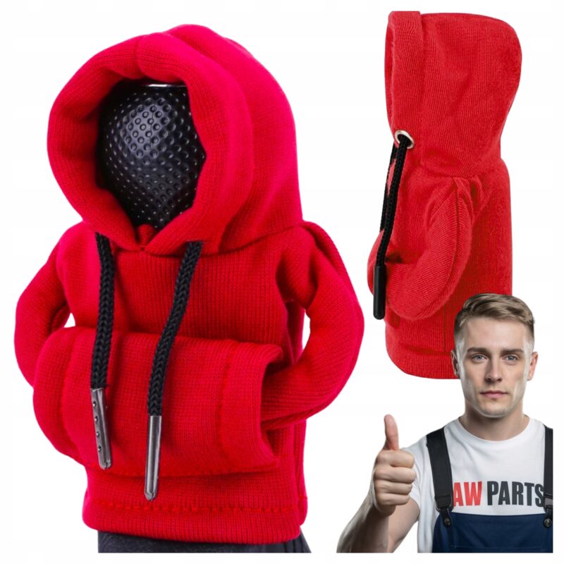 Bluza Pokrowiec Na Gałkę Zmiany Biegów Ubranie na Dźwignię Dekoracje Auta
