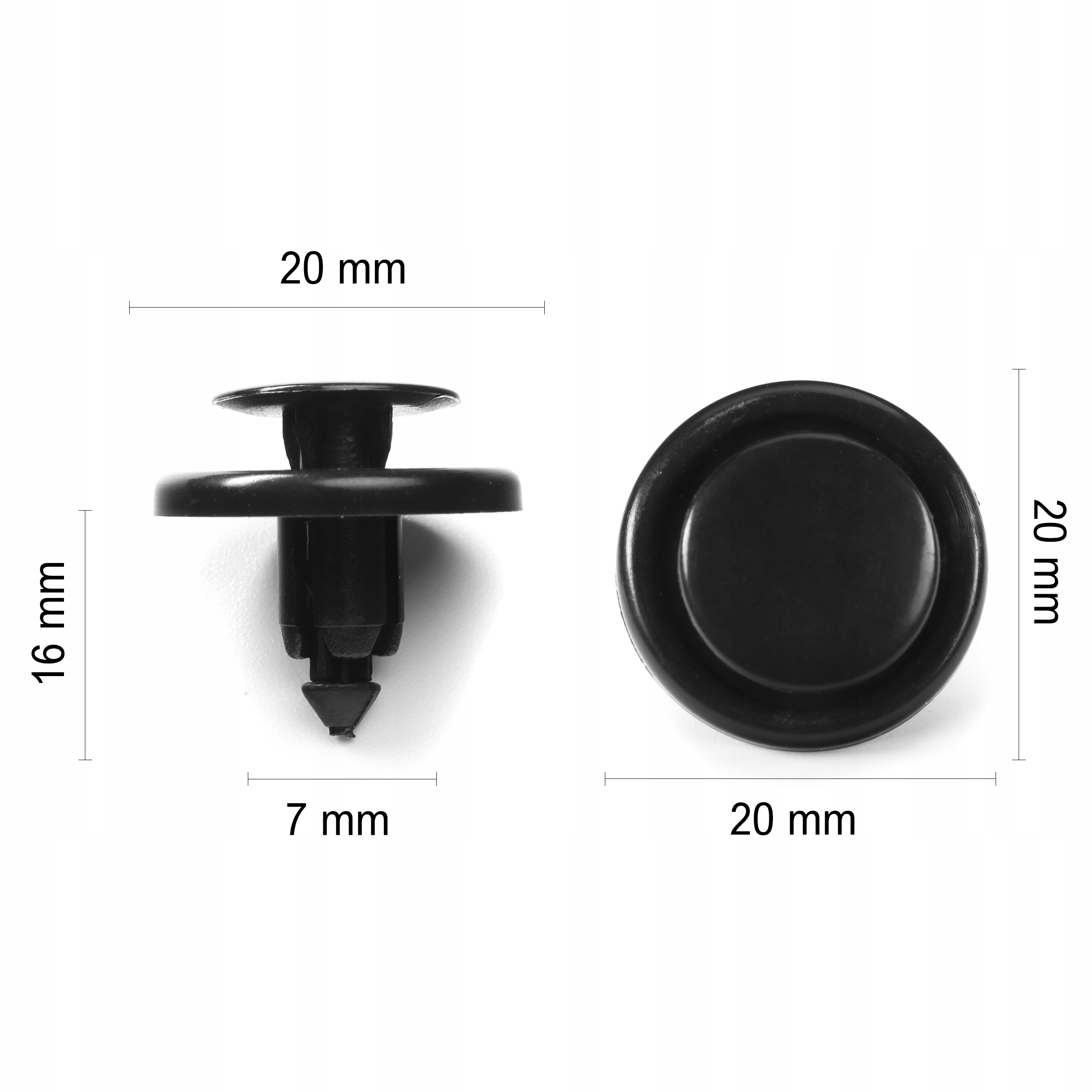 1x SPINKA KOŁEK NADKOLA OSŁONY TOYOTA LEXUS 7mm