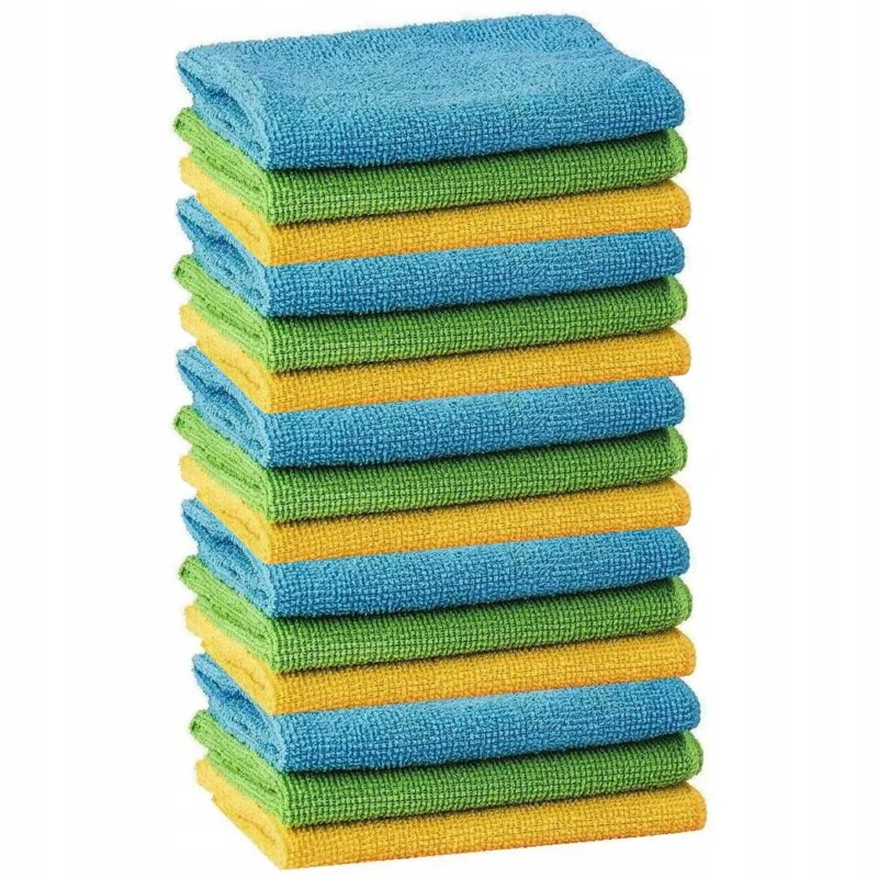 15x ŚCIERKI SZMATKI MIKROFIBRA DO CZYSZCZENIA AUTA