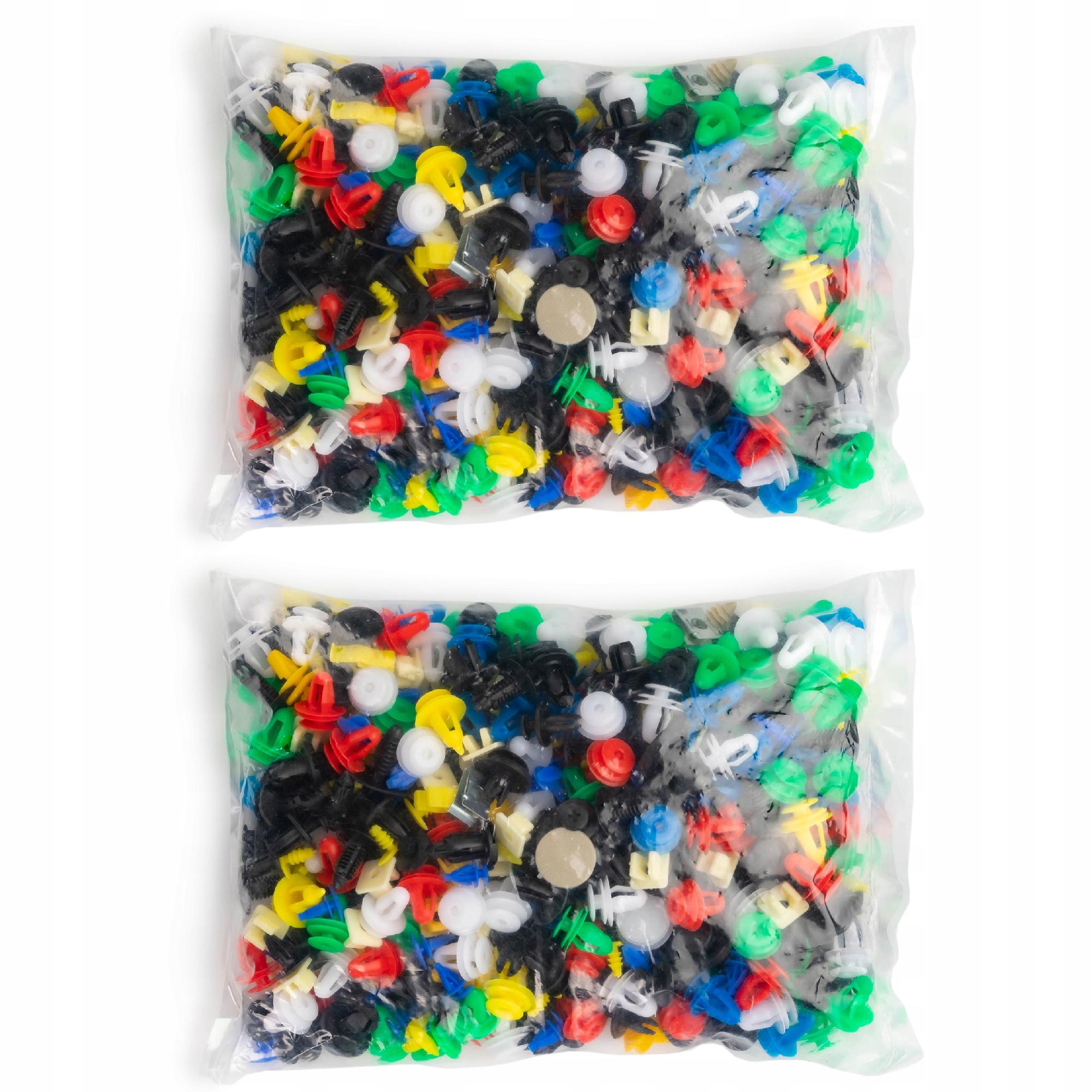 ZESTAW UNIWERSALNYCH SPINEK SAMOCHODOWYCH 1000 SZT