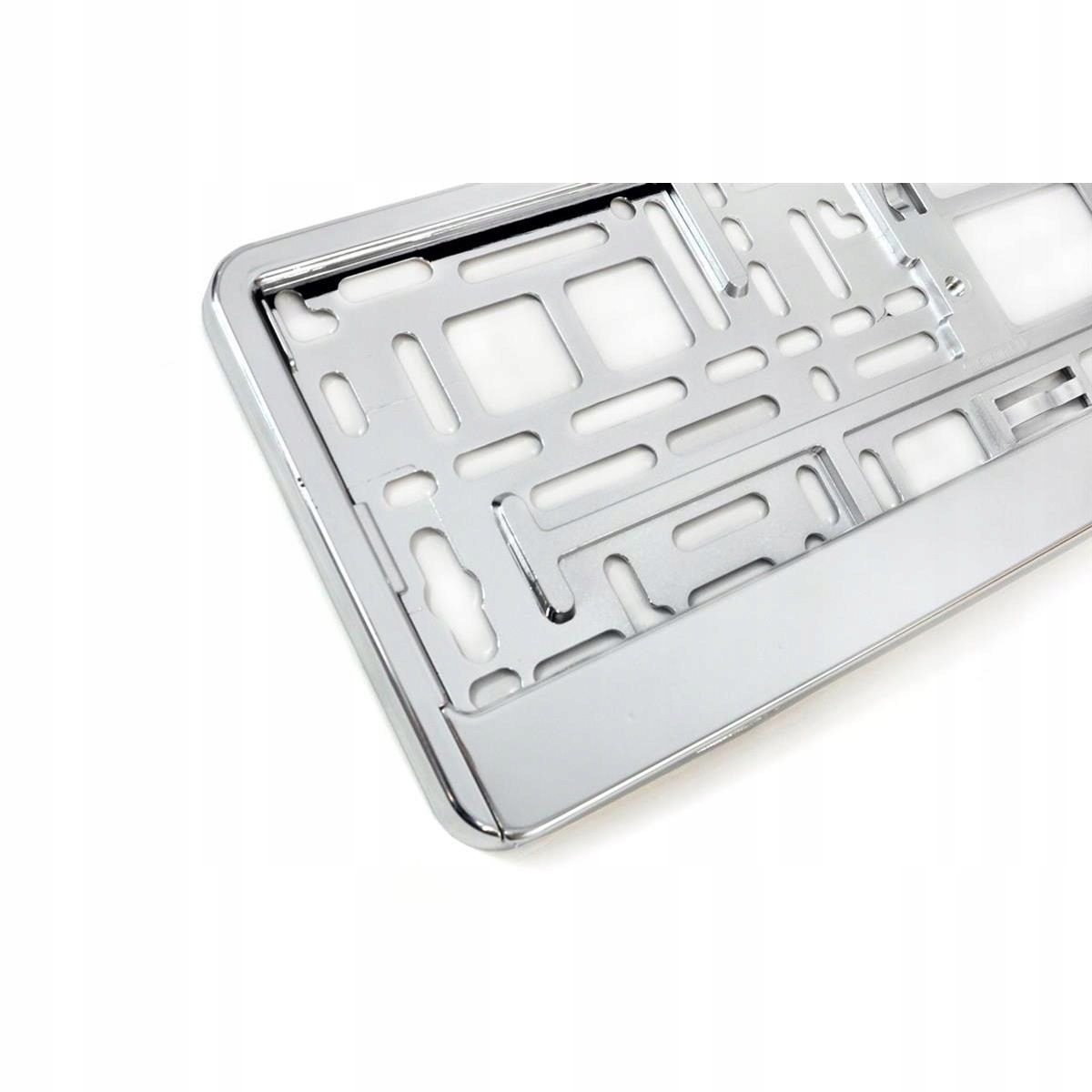 Ramka Tablicy Rejestracyjnej Metalizowana Srebrna - obrazek 3