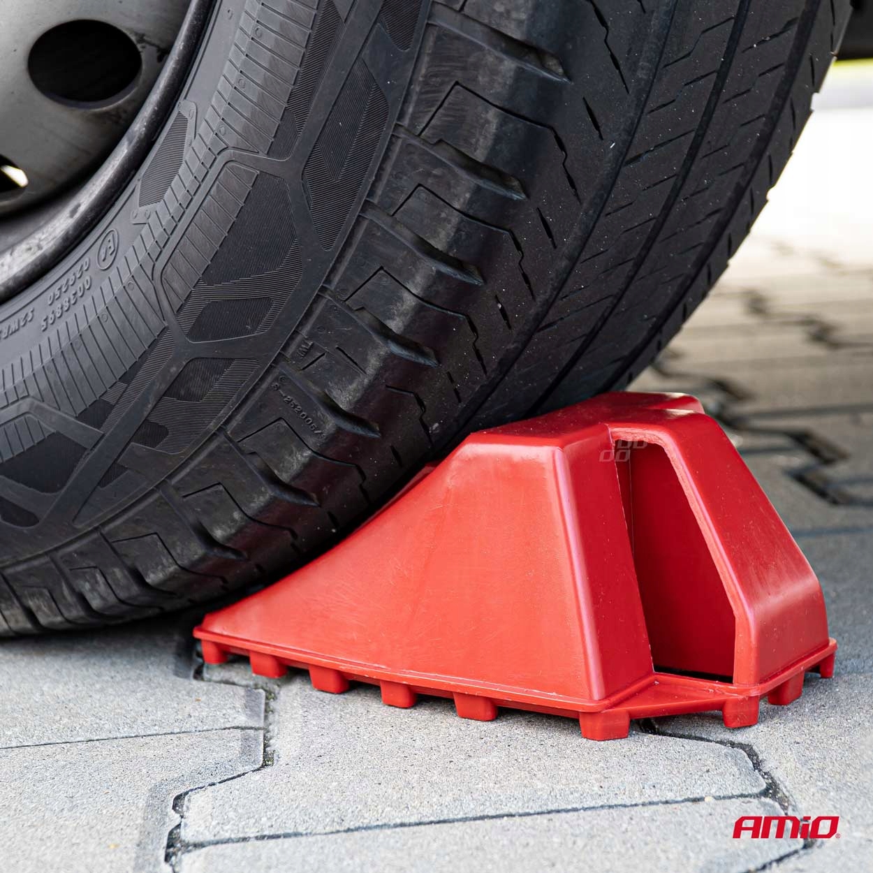 KLIN POD KOŁO SAMOCHODOWE BLOKADA KÓŁ Z HAMULCEM - obrazek 2