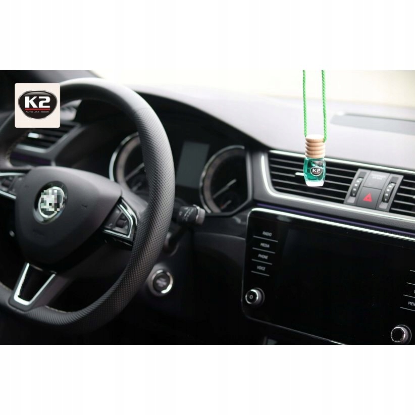 K2 VENTO SOLO ZIELONE JABŁKO ZAPACH SAMOCHODOWY - obrazek 2