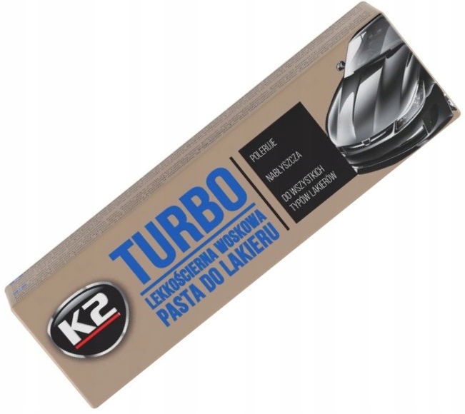 K2 TURBO PASTA DO LAKIERU WOSKOWA POLERKA 120g - obrazek 3