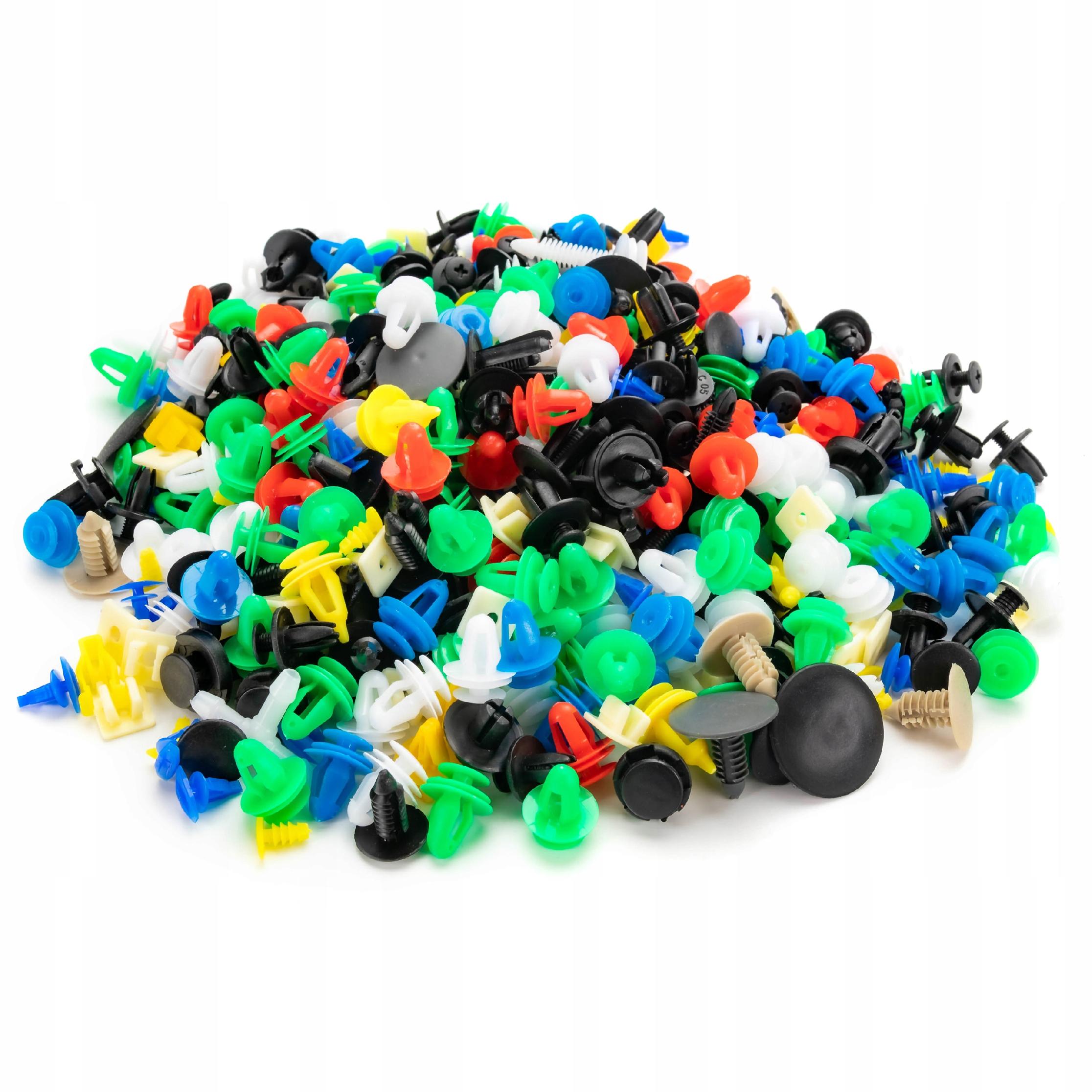 ZESTAW UNIWERSALNYCH SPINEK SAMOCHODOWYCH 500 SZT - obrazek 2