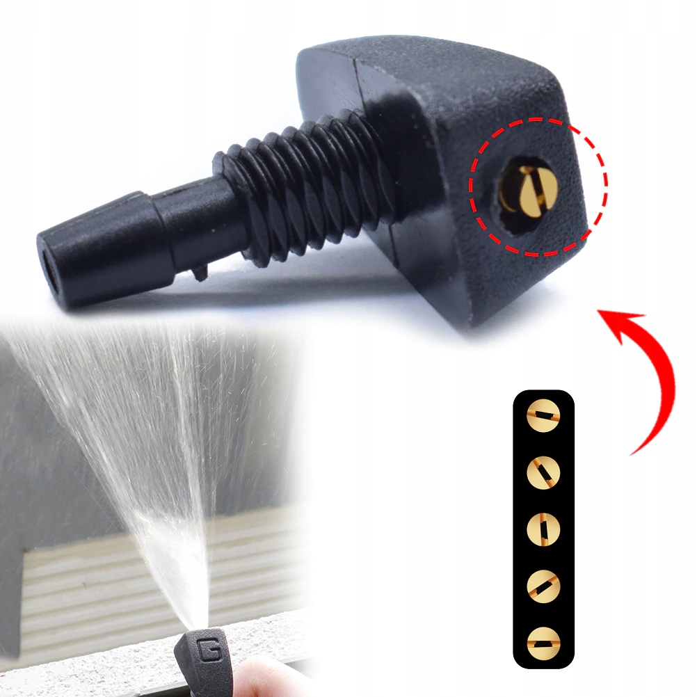 UNIWERSALNE DYSZE SPRYSKIWACZY SZYBY PRZÓD MGŁOWE - obrazek 2