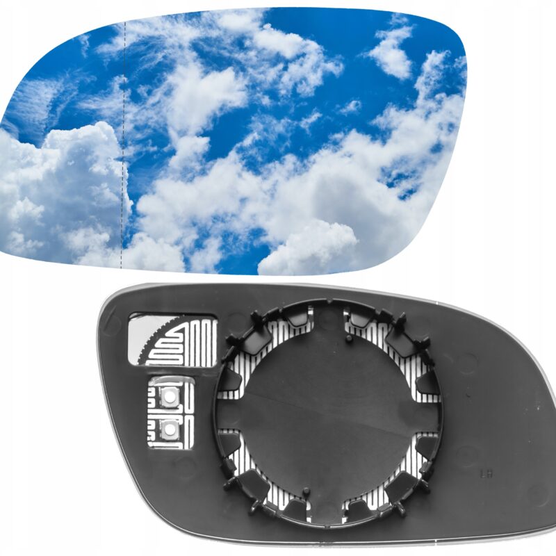 WKŁAD LUSTERKA LEWY VW TOURAN 2003-2008 grzany P-ń