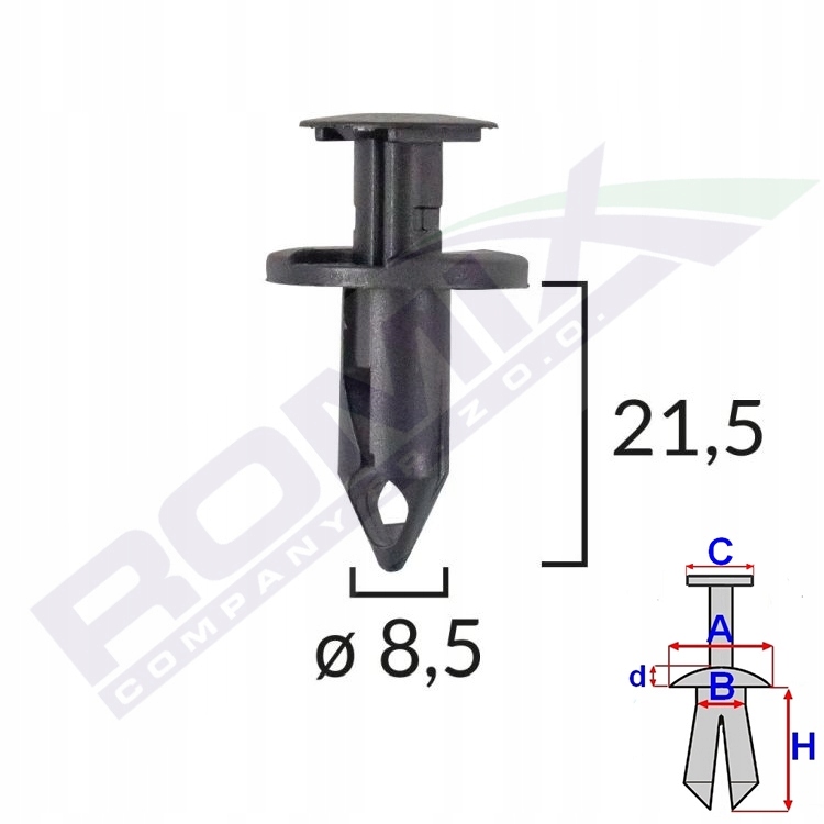 1X SPINKA KOŁEK NAKŁADKI ZDERZAKA FORD MONDEO MK3 MK4 - obrazek 3