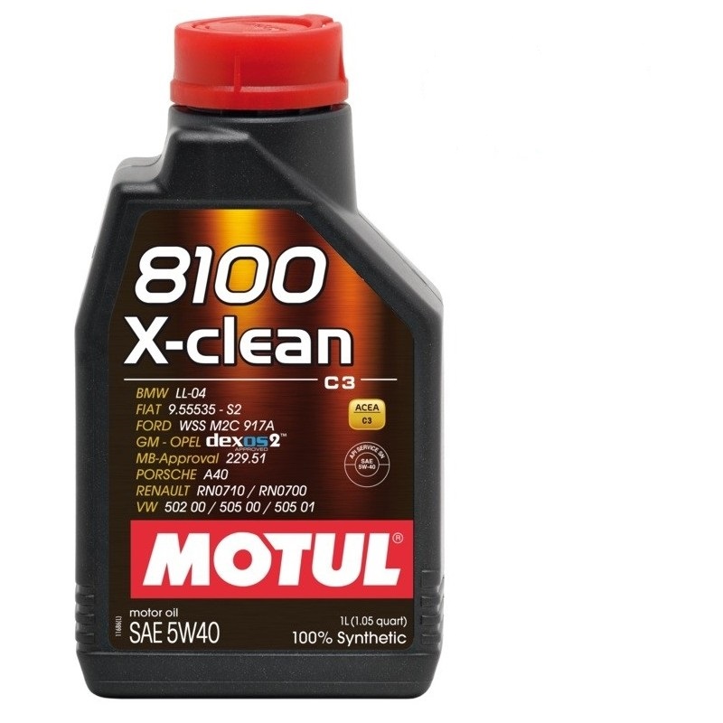 OLEJ MOTUL 8100 X-CLEAN C3 5W-40 SYNTETYK Poznan