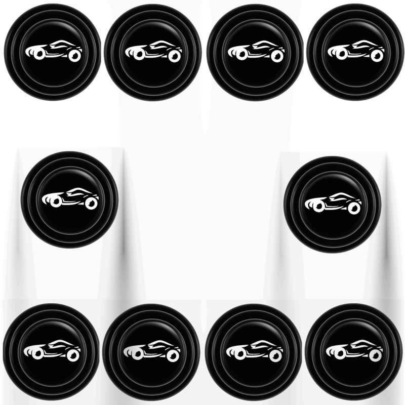 10xODBÓJ NAKLEJKA CICHE ZAMYKANIE DOMYKANIE DO DRZWI