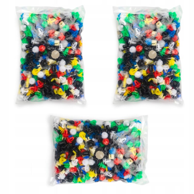 ZESTAW UNIWERSALNYCH SPINEK SAMOCHODOWYCH 1500 SZT