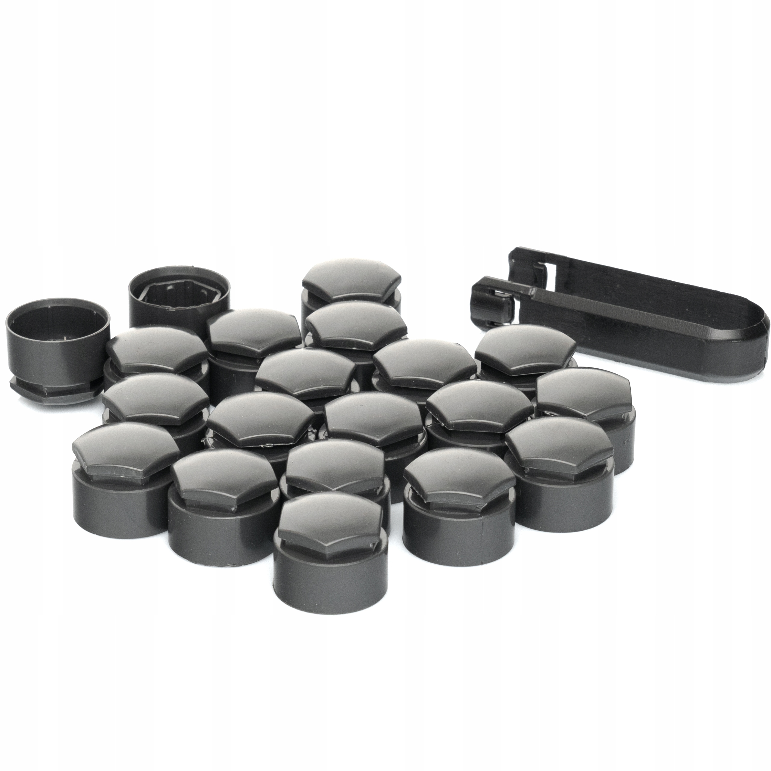 Nakładki Kapsle Zaślepki Na Śruby Felg Kół AUDI 4M0601173A Antykradzieżowe - obrazek 2