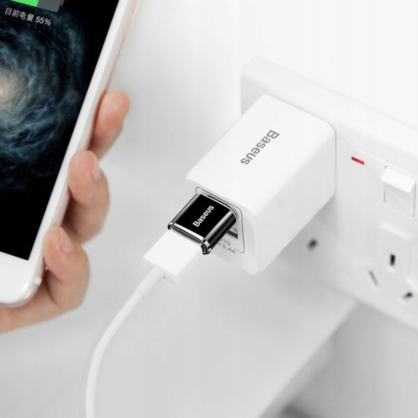 Adapter Przejściówka OTG z USB-C Do USB 2.4 A Baseus - obrazek 3
