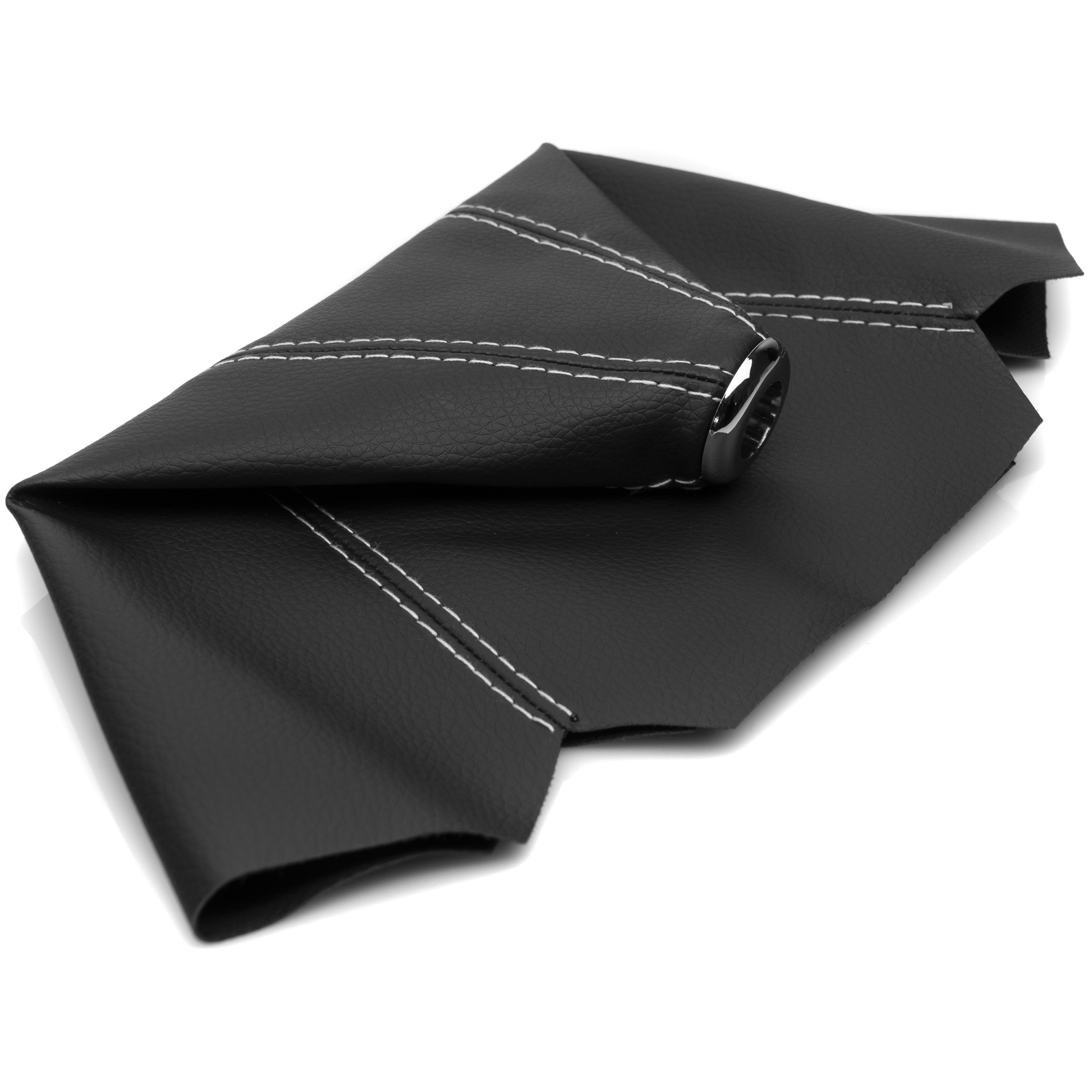 MIESZEK GAŁKI ZMIANY BIEGÓW UNIWERSALNY BIAŁA NIĆ CHROM - obrazek 3