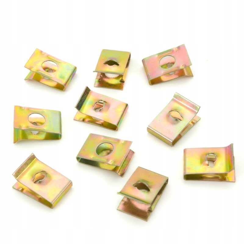 10x BLASZKA SPINKA MONTAŻOWA OSŁON UNIWERSALNA