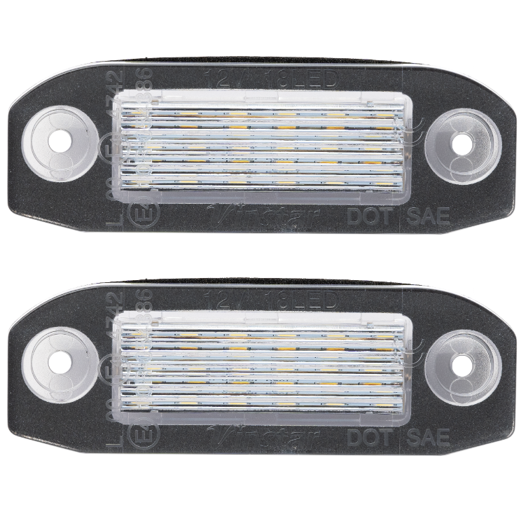 Oświetlenie Tablicy Rejestracyjnej Lampki LED Volvo S40 V50 C30 S60 XC60