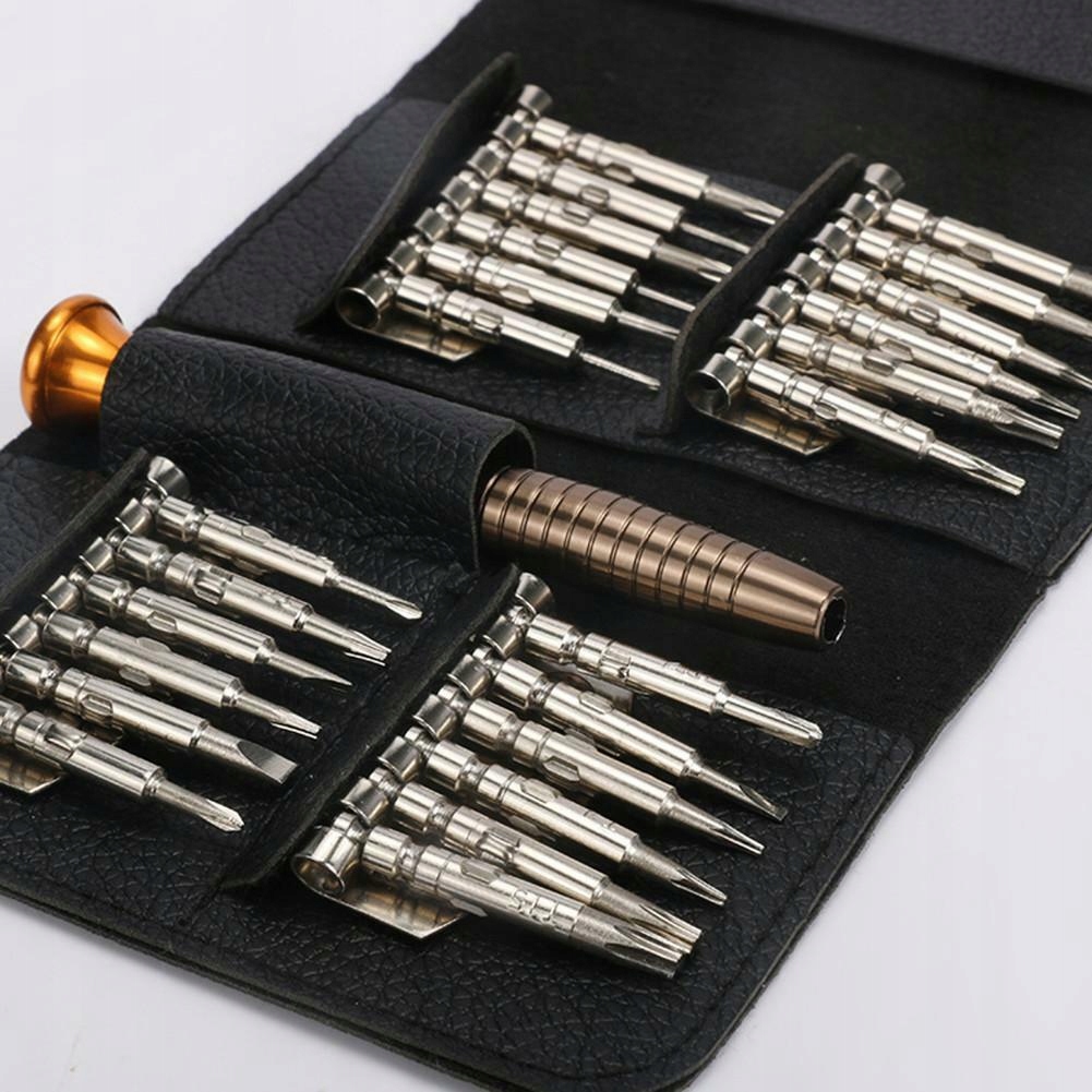 ZESTAW PRECYZYJNYCH ŚRUBOKRĘTÓW 25W1 WKRĘTAKI TORX - obrazek 4