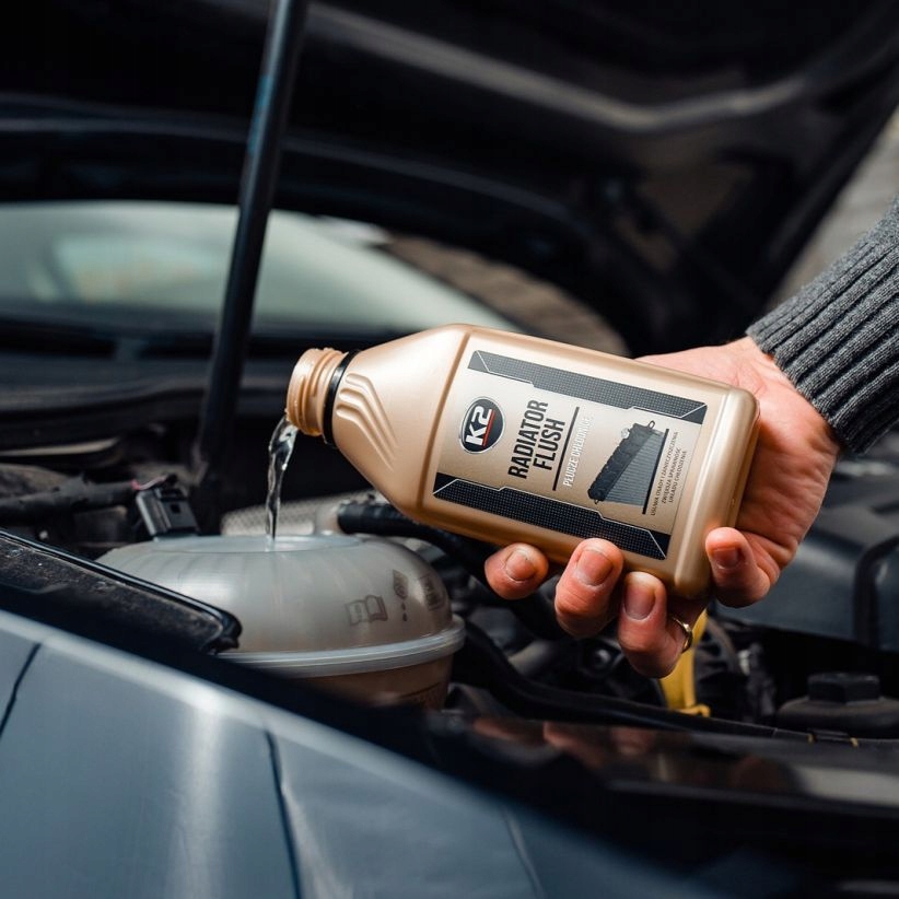 K2 RADIATOR FLUSH PŁYN DO PŁUKANIA OCZYSZCZANIA CHŁODNICY PŁUKANKA 400ml - obrazek 4