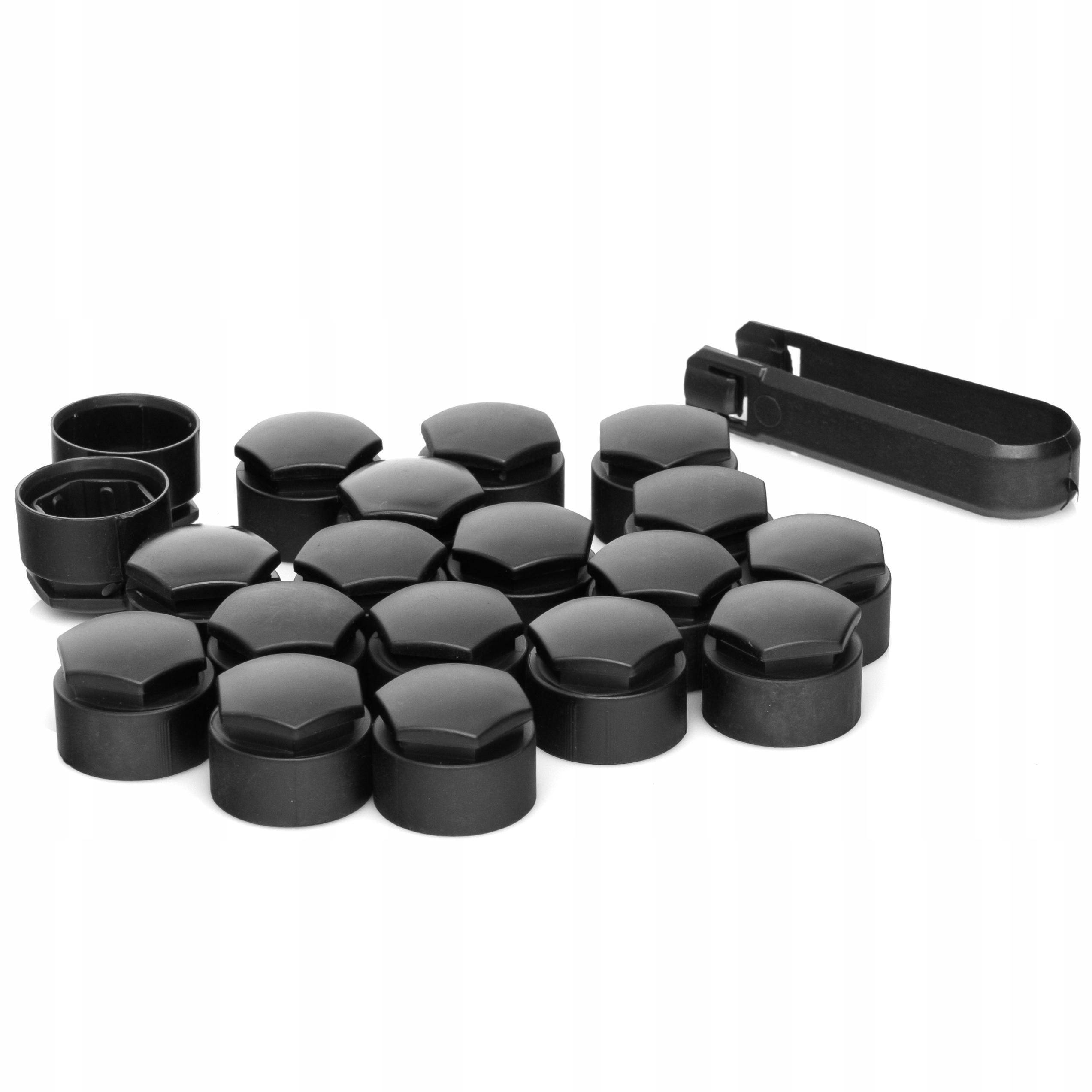 Nakładki Kapsle Zaślepki Na Śruby Felg Kół AUDI 4M0601173C Antykradzieżowe - obrazek 2