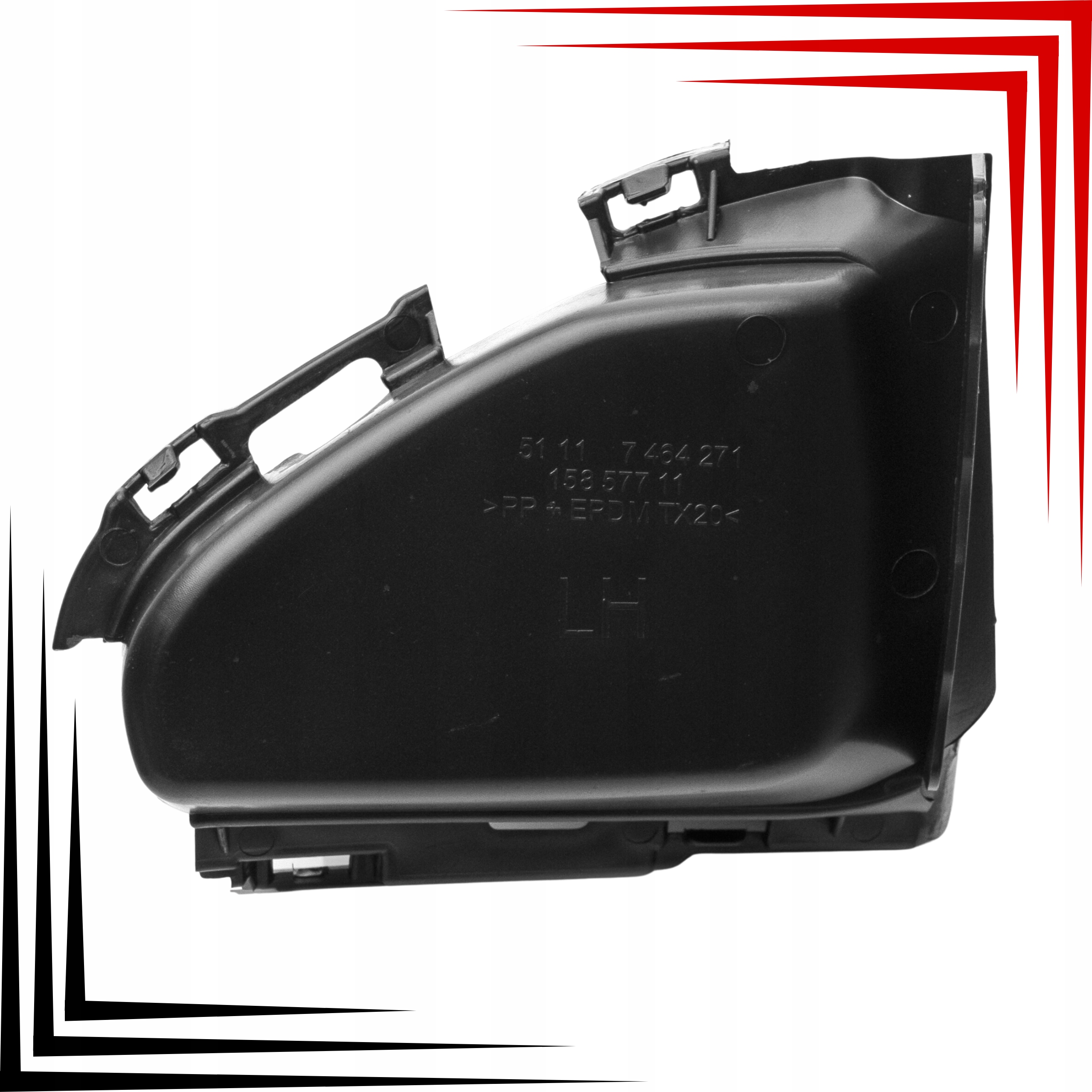 Zaślepka Halogenu Krata Zderzaka Dolna Lewa BMW G20 G21 51117464271 - obrazek 2