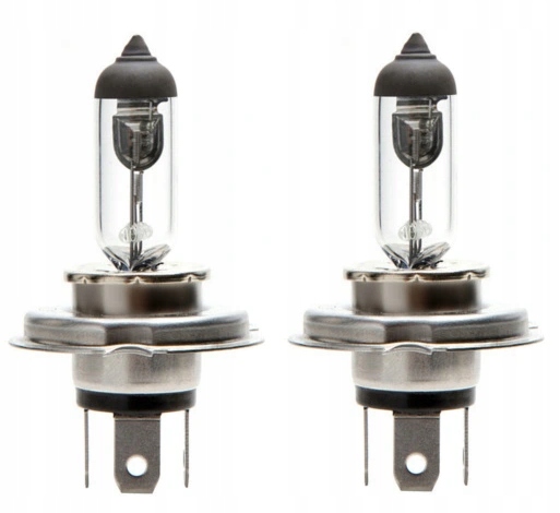 2x ŻARÓWKA Clear H4 12V 60/55W E4 KOMPLET