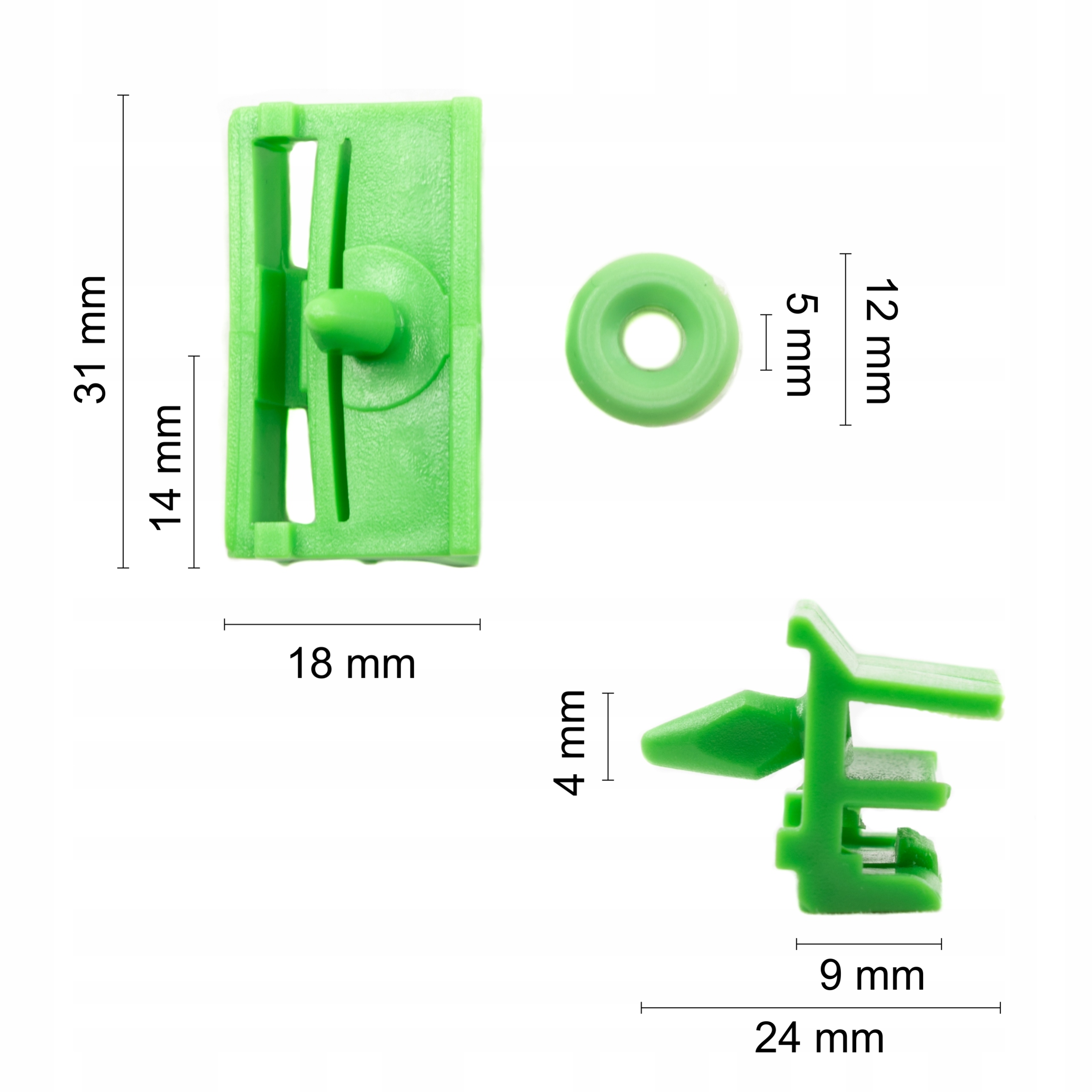 10x SPINKA + TULEJKA LISTWY PROGOWEJ BMW 5 E60 E61 - obrazek 4