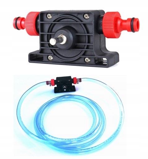 POMPKA NA WIERTARKĘ DO PALIWA WODY ROPY + WĄŻ 16mm