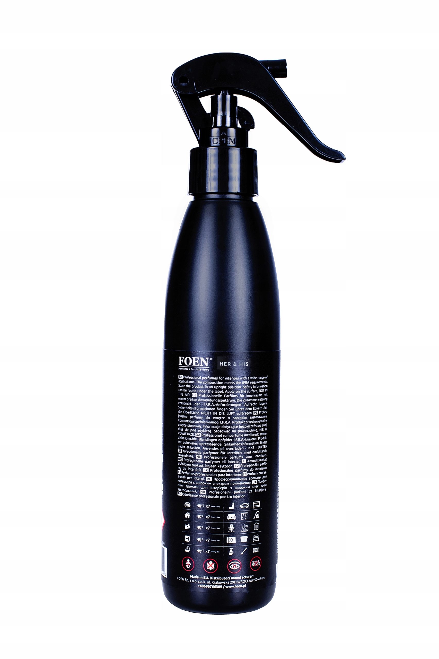 FOEN HIS HER PROFESJONALNE PERFUMY SAMOCHODOWE 200ml - obrazek 2