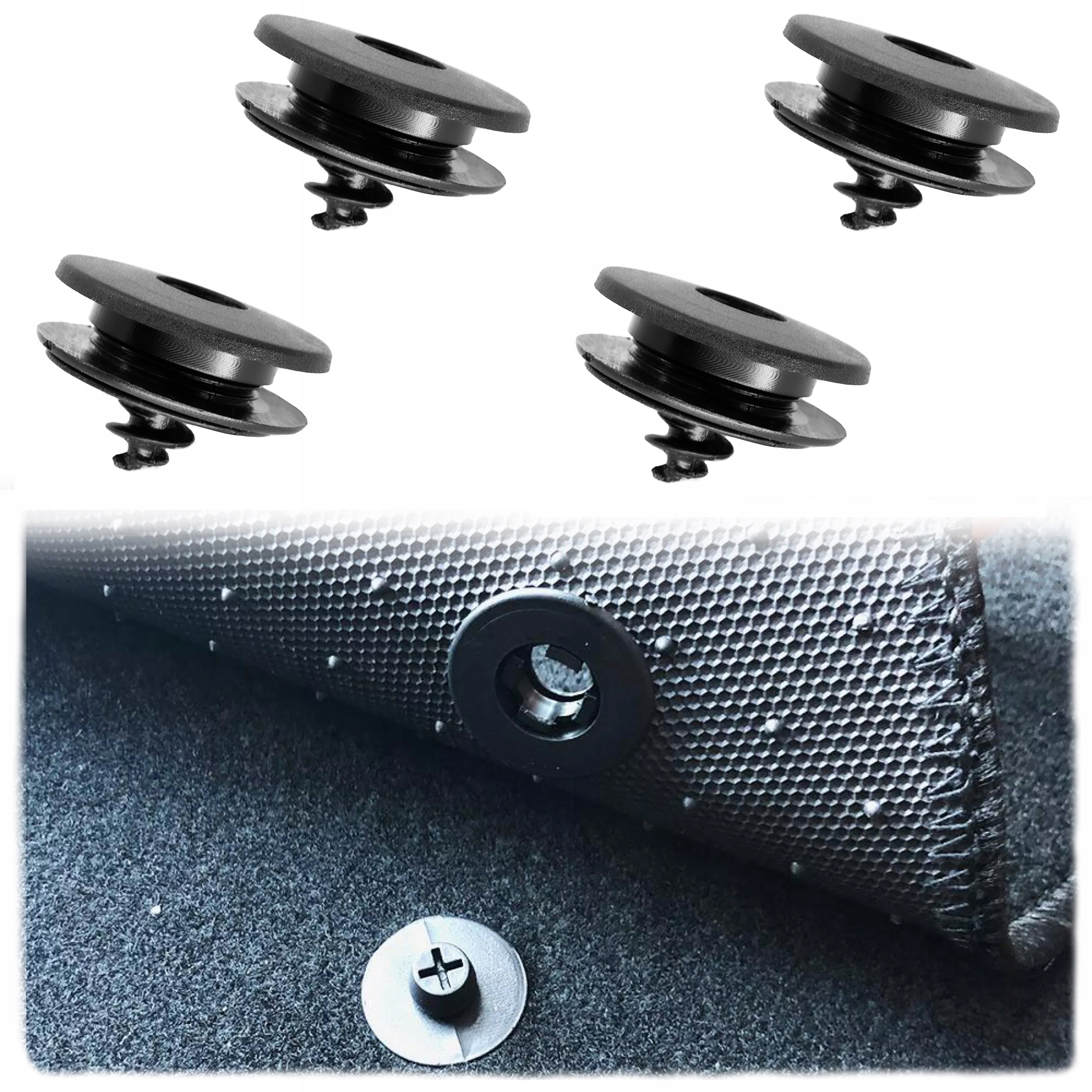 1X SPINKA STOPER KLIPS WKRĘT DYWANIKÓW UNIWERSALNY - obrazek 4