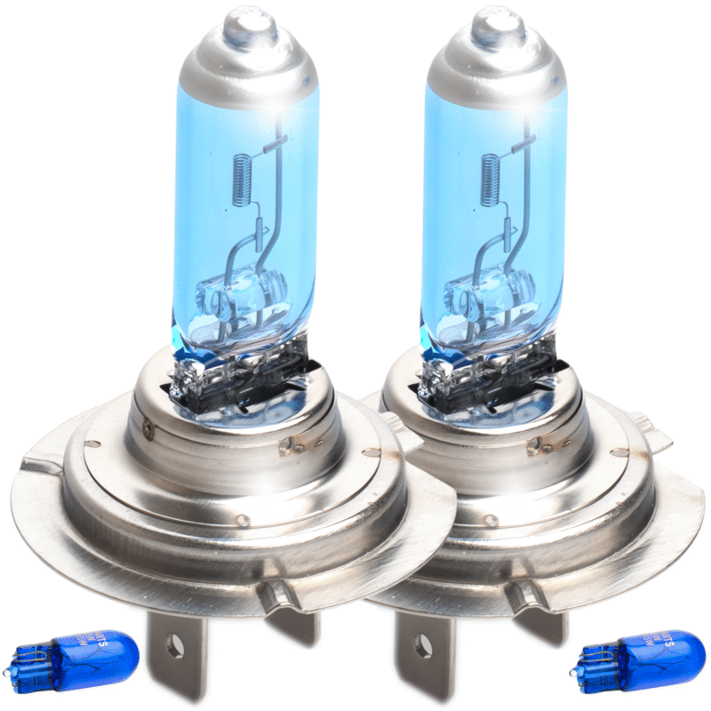 2x ŻARÓWKA H7 + W5W 12V 55W E4 KSENON ZIMNY BIAŁY