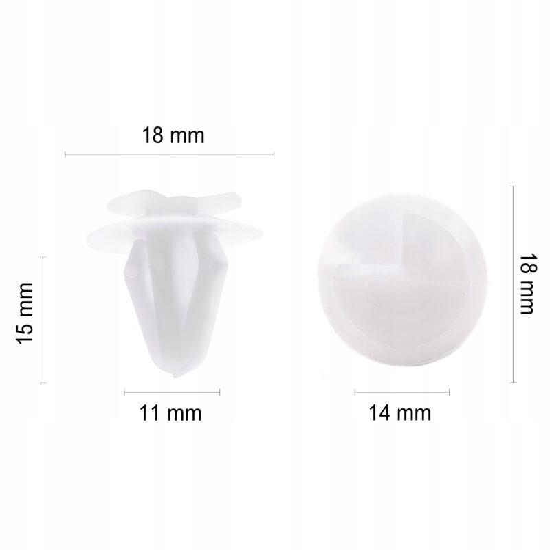 1x SPINKA KOŁEK TAPICERKI MERCEDES UNIWERSALNE