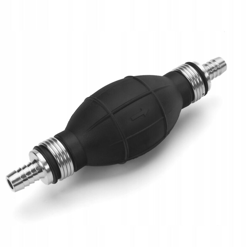 GRUSZKA RĘCZNA POMPKA DO PALIWA GUMOWA ZAWÓR 10MM