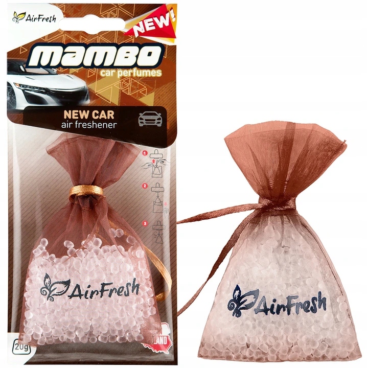 ZAPACH SAMOCHODOWY NEW CAR ZAWIESZKA WORECZEK - MAMBO