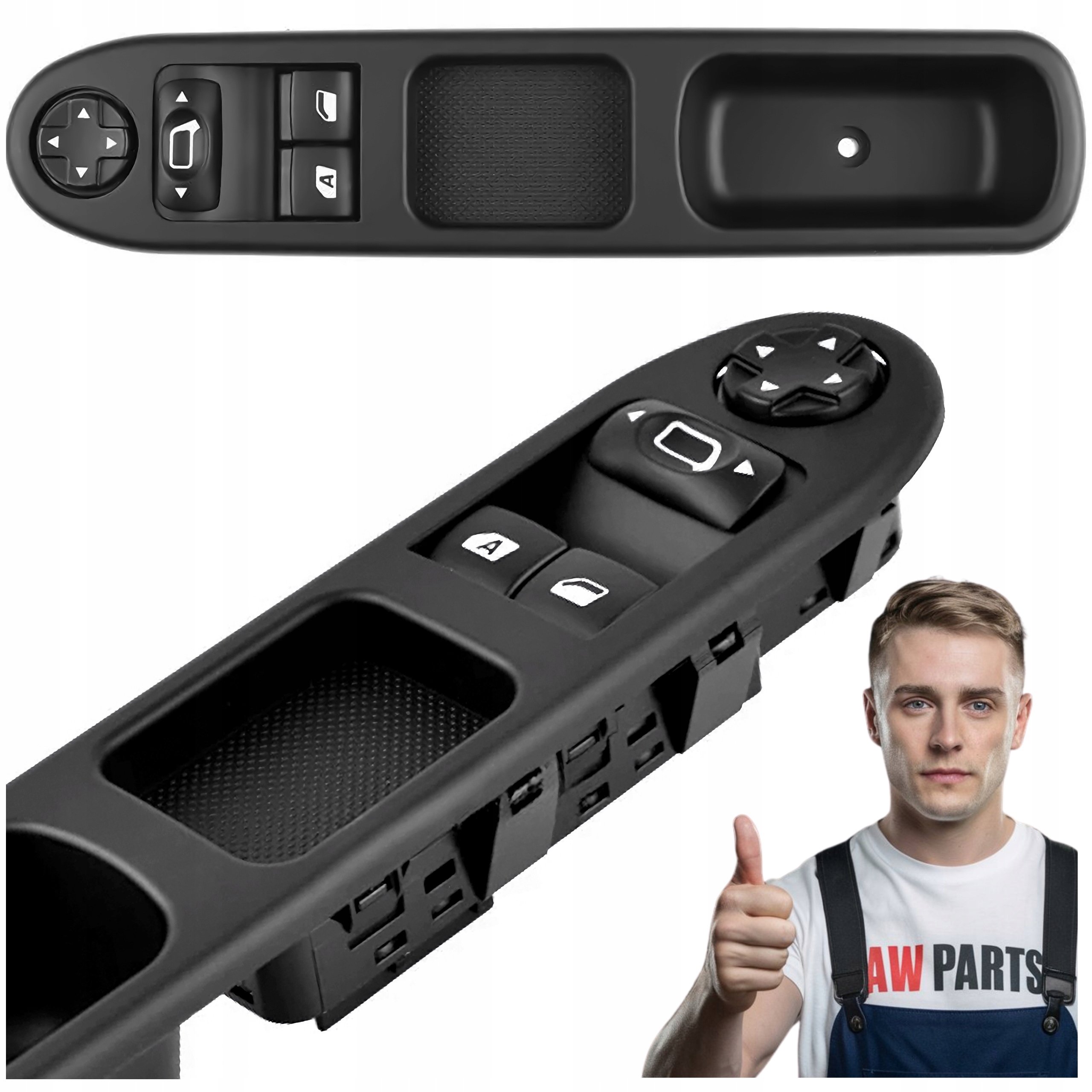 Przełącznik Panel Podnoszenia Szyb Peugeot 307 6554.QC