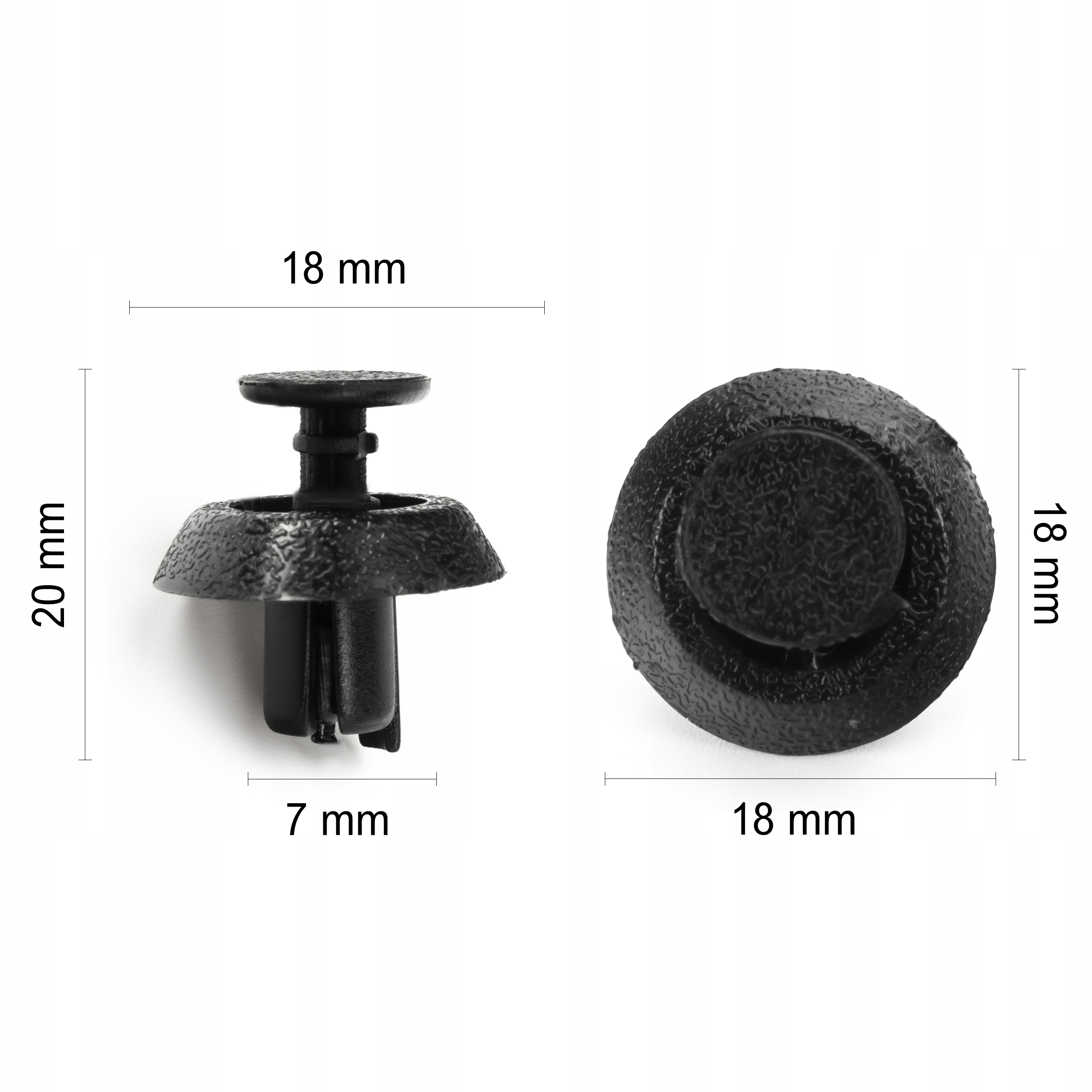 1x SPINKA KOŁKI ZDERZAKA TOYOTA AVENSIS COROLLA