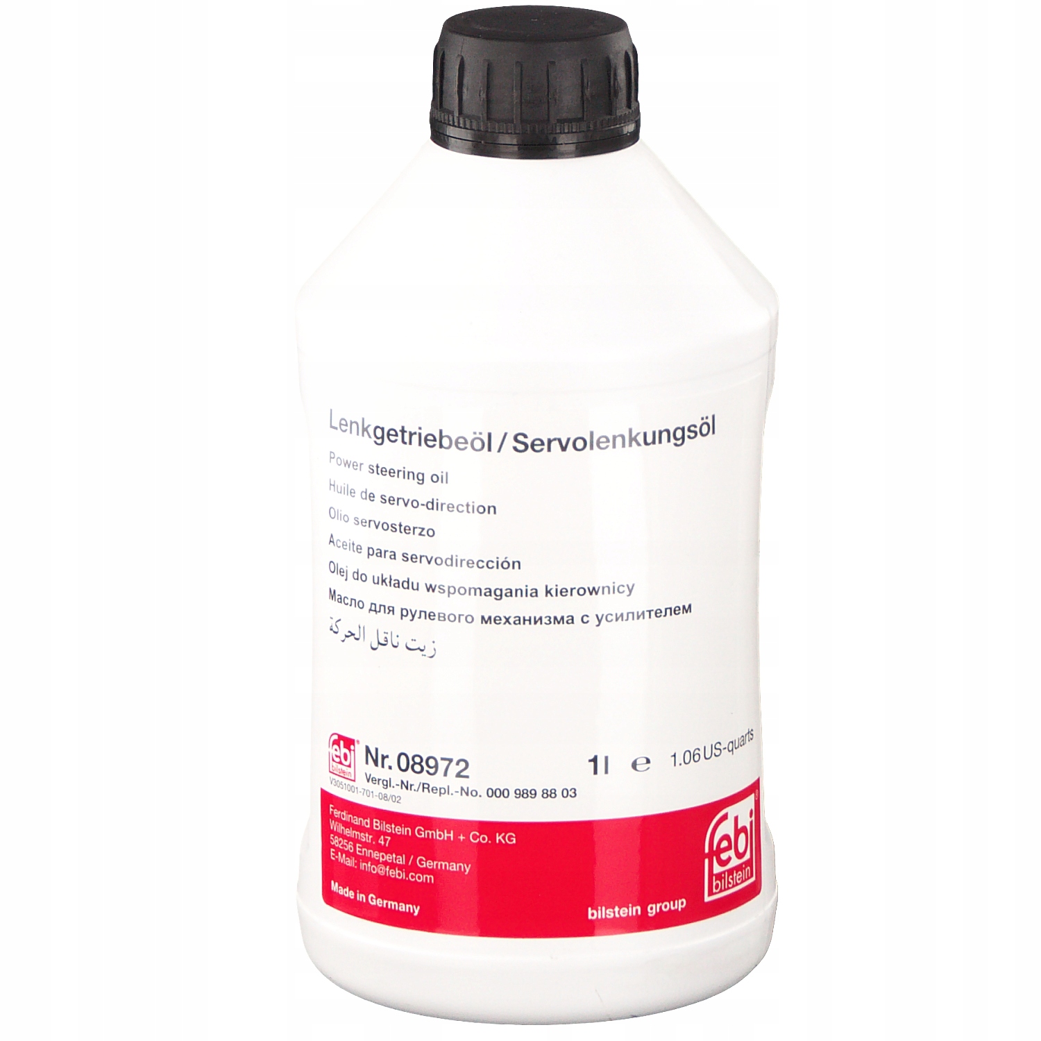 Płyn olej wspomagania żółty ATF Febi 08972 P-ń